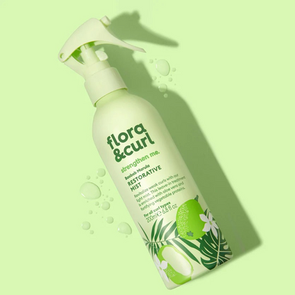 Flora &amp; Curl Baobab Marula Restorative Mist 200ml-Hair Mist-Beauty and hair supply