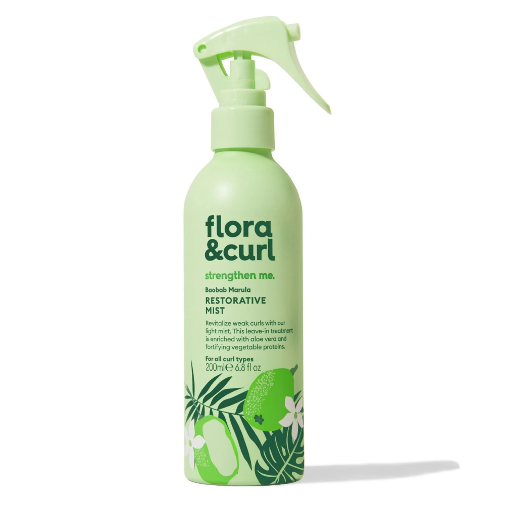 Flora &amp; Curl Baobab Marula Restorative Mist 200ml-Hair Mist-Beauty and hair supply