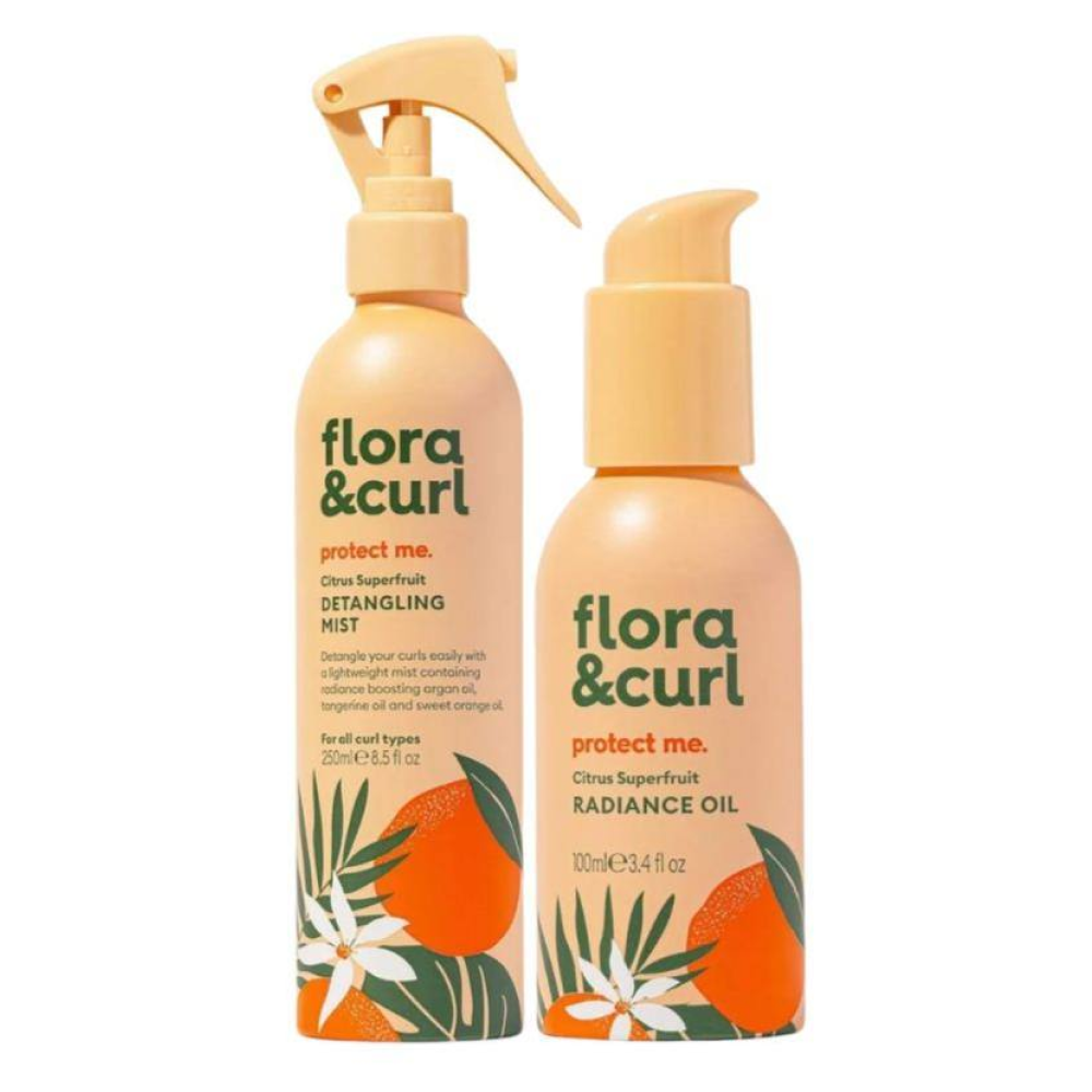 Flora &amp; Curl Citrus Superfruit Radiance Hydrating Pack-Hair Care Kit-Beauty and hair supply