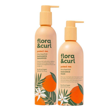 Flora &amp; Curl Citrus Superfruit Radiance Pack-Hair Care Kit-Beauty and hair supply
