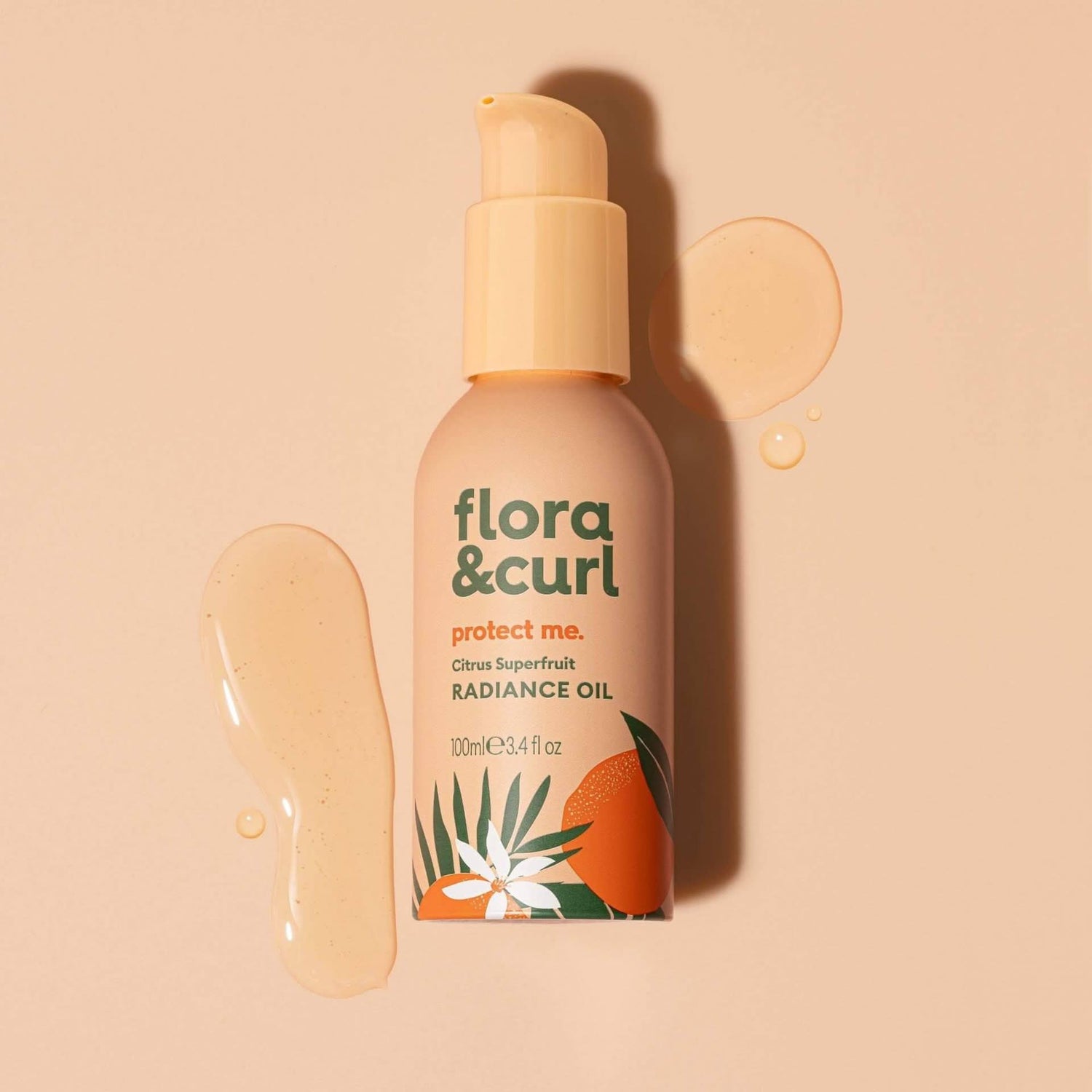 Flora &amp; Curl Protect Me Citrus Superfruit Radiance Oil 100ml-Hair Oil-Beauty and hair supply