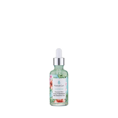 Flora &amp; Curl Soothe Me Coconut Mint Scalp Refresh Pre-Shampoo Oil 100ml-Hair Oil-Beauty and hair supply