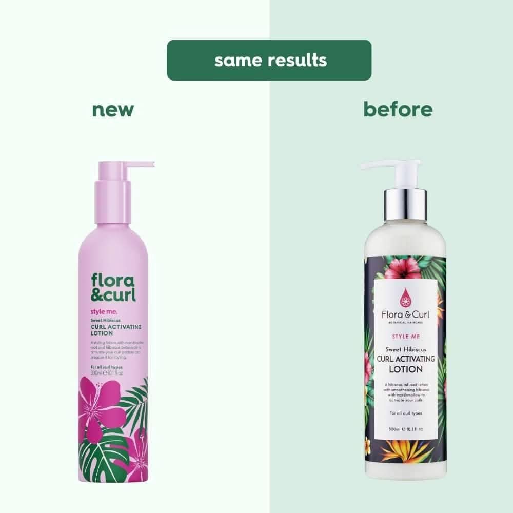 Flora &amp; Curl Style Me Sweet Hibiscus Curl Activating Lotion 300ml-Curl Activator-Beauty and hair supply