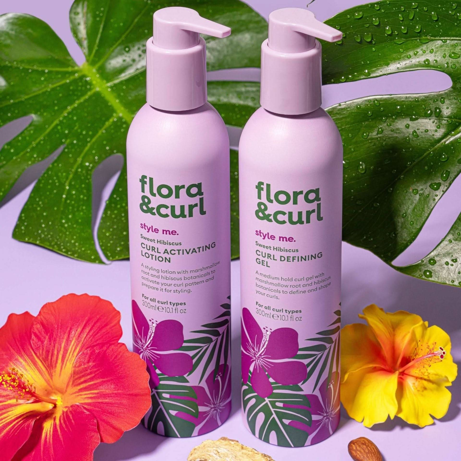 Flora &amp; Curl Style Me Sweet Hibiscus Curl Defining Gel 300ml