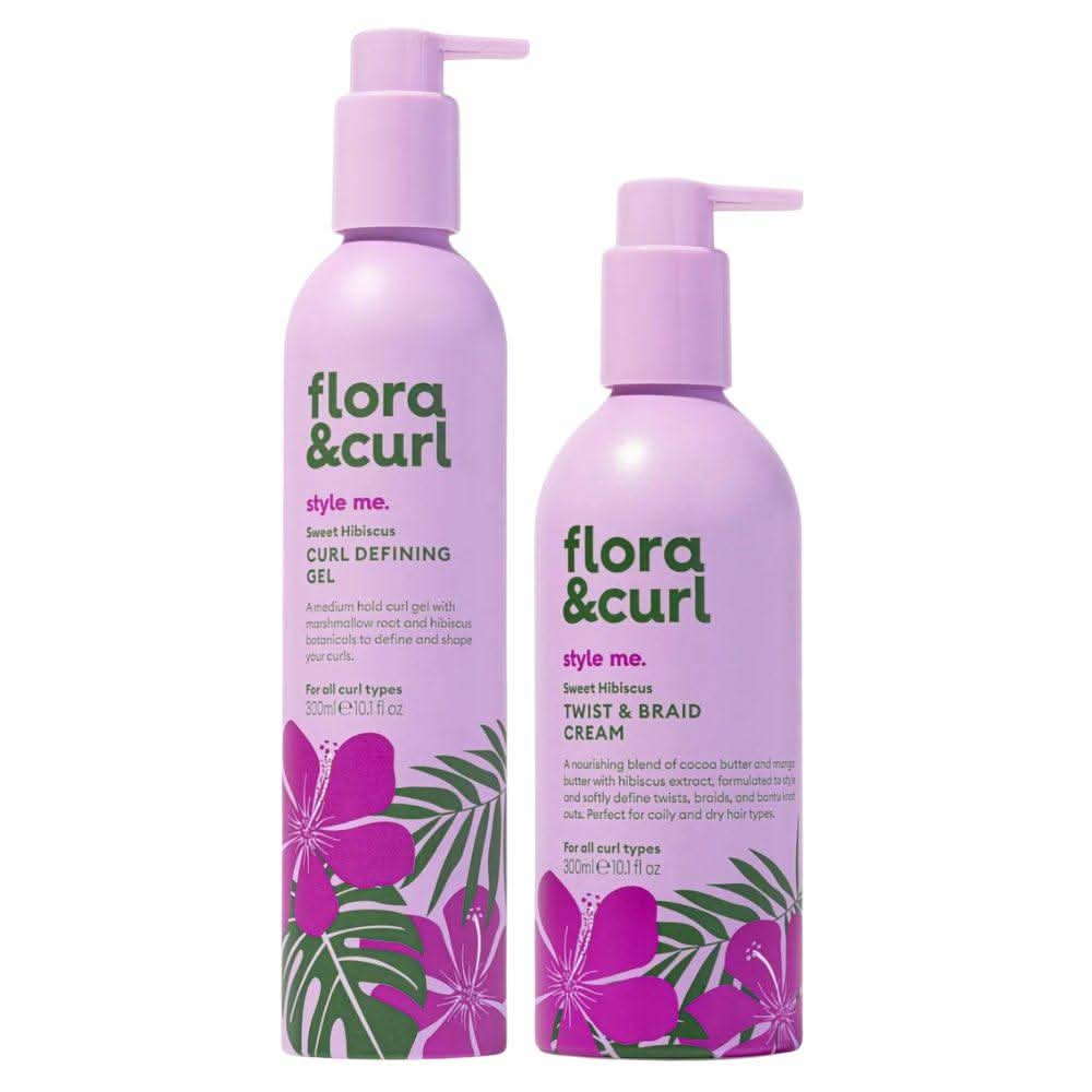 Flora &amp; Curl Sweet Hibiscus Curl Defining Pack-Hair Care Kit-Beauty and hair supply
