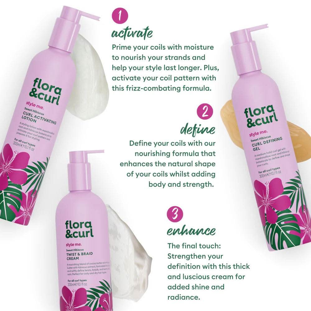 Flora &amp; Curl The Coily Hair Styling Kit-Hair Care Kit-Beauty and hair supply