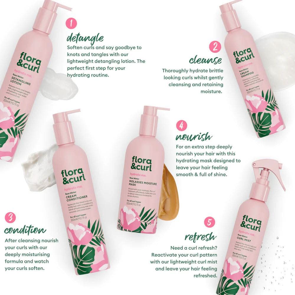Flora &amp; Curl The Complete Hydrating Set-Hair Care Kit-Beauty and hair supply