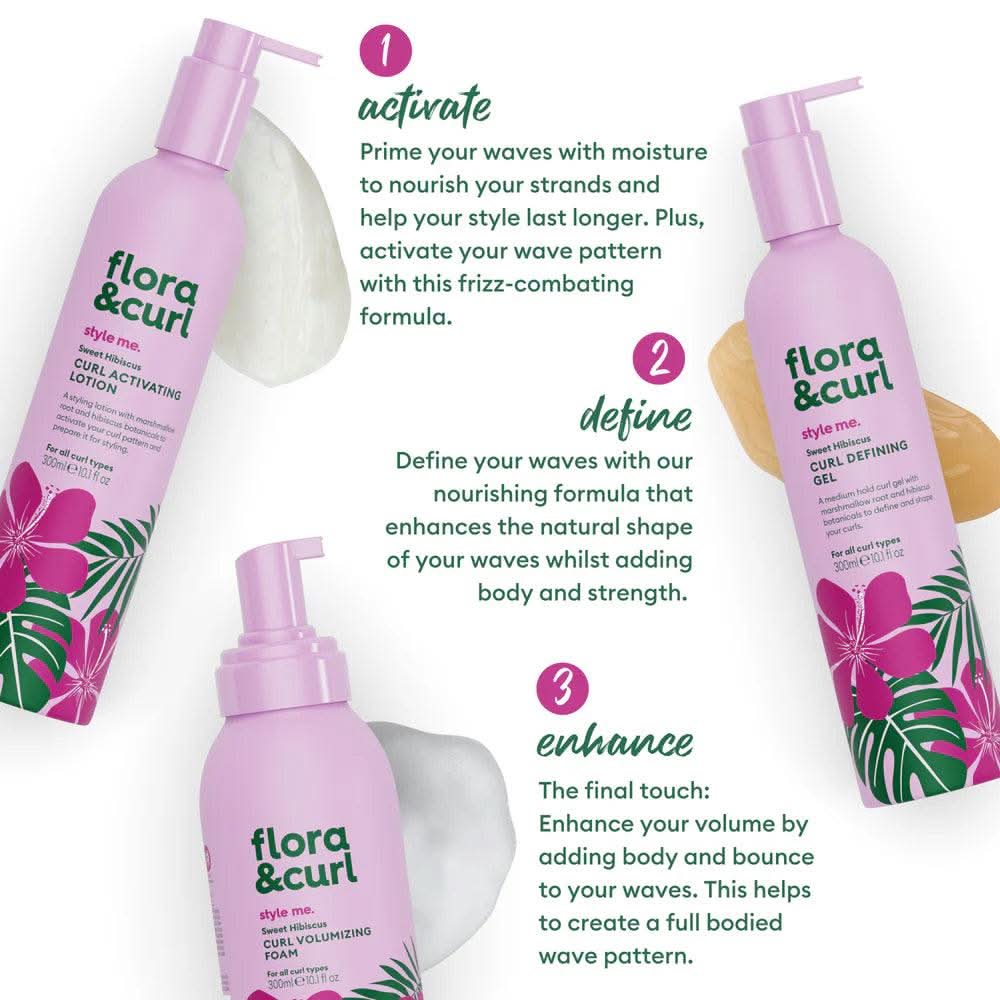 Flora &amp; Curl The Wavy Hair Styling Kit-Hair Care Kit-Beauty and hair supply