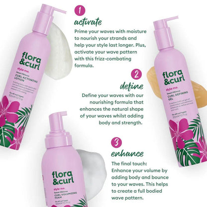 Flora &amp; Curl The Wavy Hair Styling Kit-Hair Care Kit-Beauty and hair supply