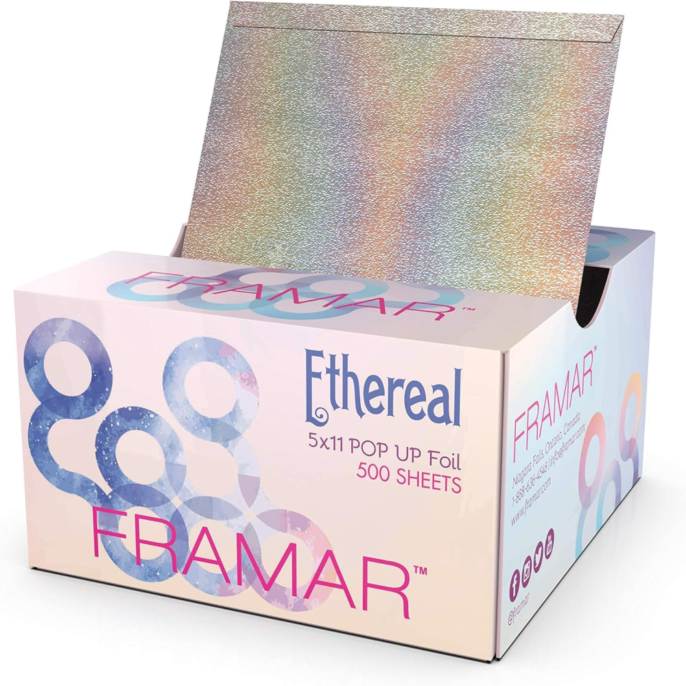 Framar Aluminum Coloring Foil Sheets12.7cm x 97.5m-Hair Foil-Beauty and hair supply