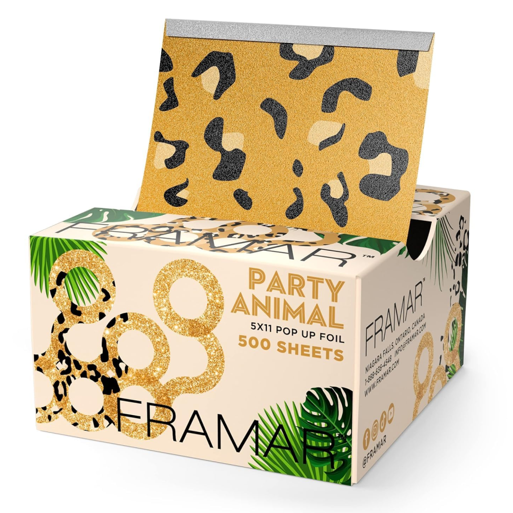 Framar Aluminum Foil Sheets 500 Sheets-Hair Foil-Beauty and hair supply