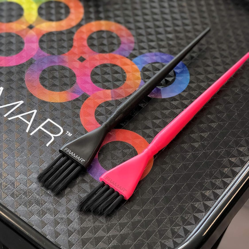 Framar Balayage Color Brush Kit Pink and Black-Hair Color Brush-Beauty and hair supply