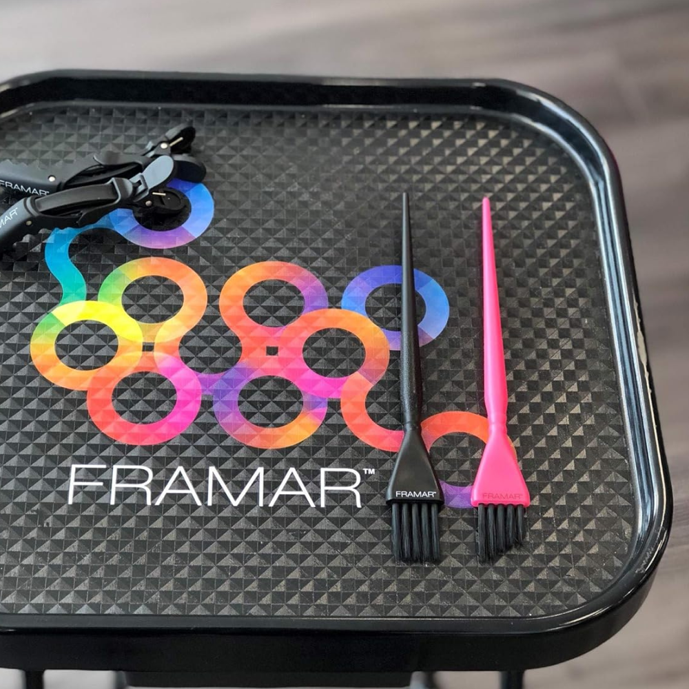 Framar Balayage Color Brush Kit Pink and Black-Hair Color Brush-Beauty and hair supply