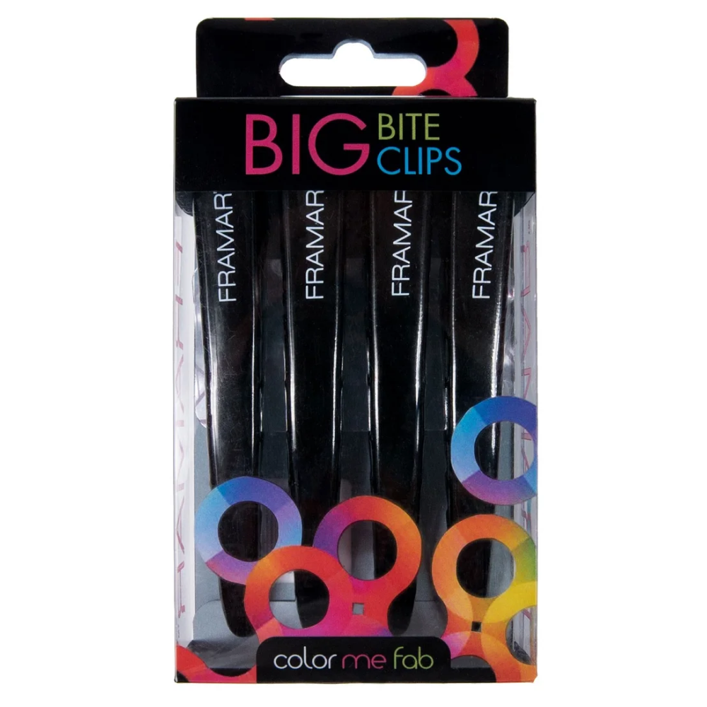 Framar Big Bite Clips 4 Pack-Hair Clips-Beauty and hair supply