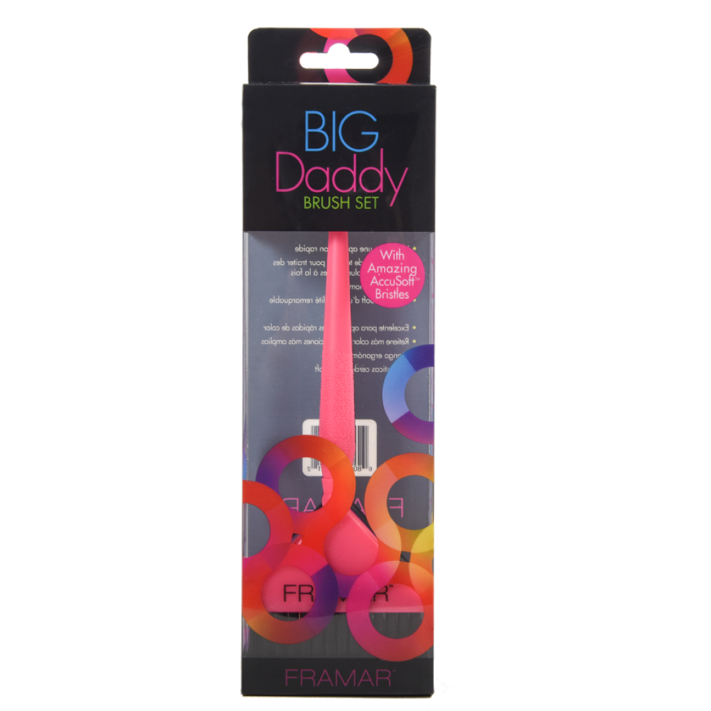Framar Big Daddy Tricolor Brush Set 3 Pack-Hair Color Brush-Beauty and hair supply