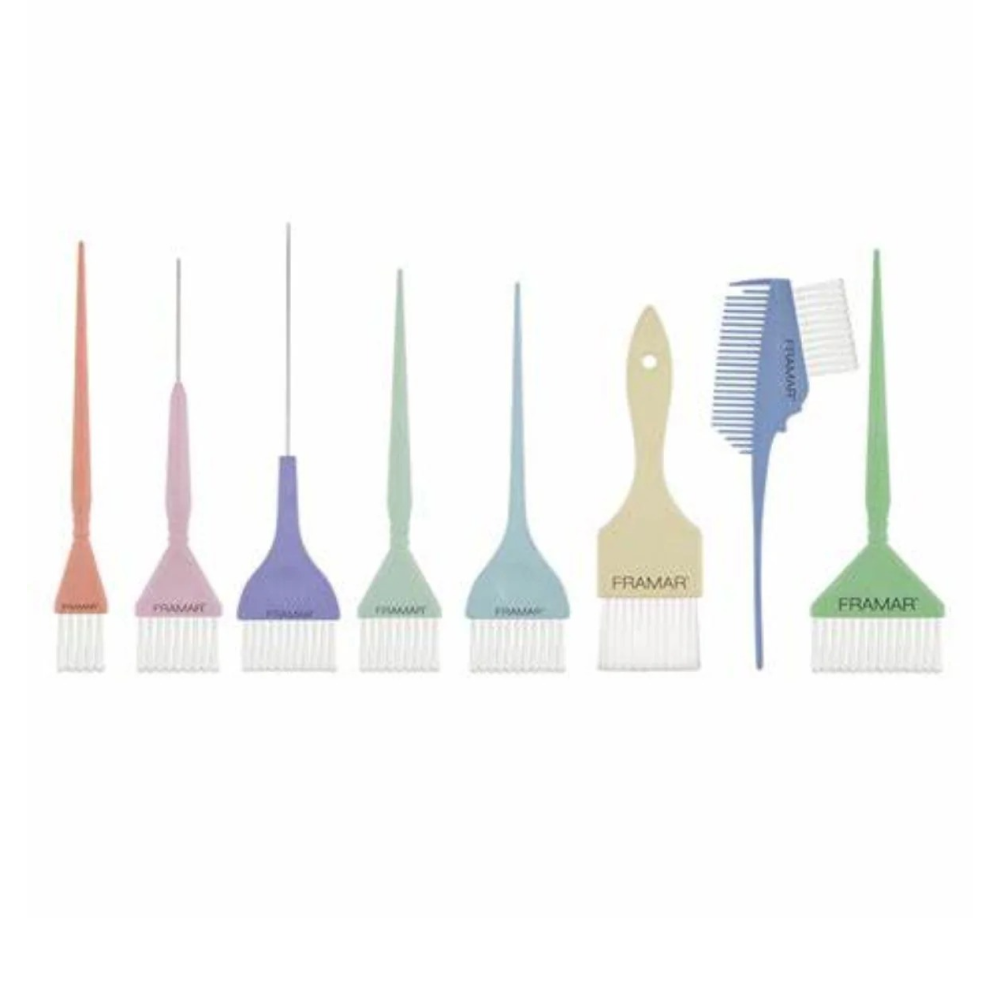 Framar Color Brush Set Garden Party-Hair Color Brush-Beauty and hair supply