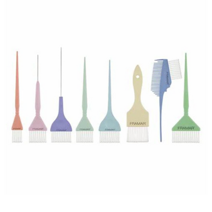 Framar Color Brush Set Garden Party-Hair Color Brush-Beauty and hair supply