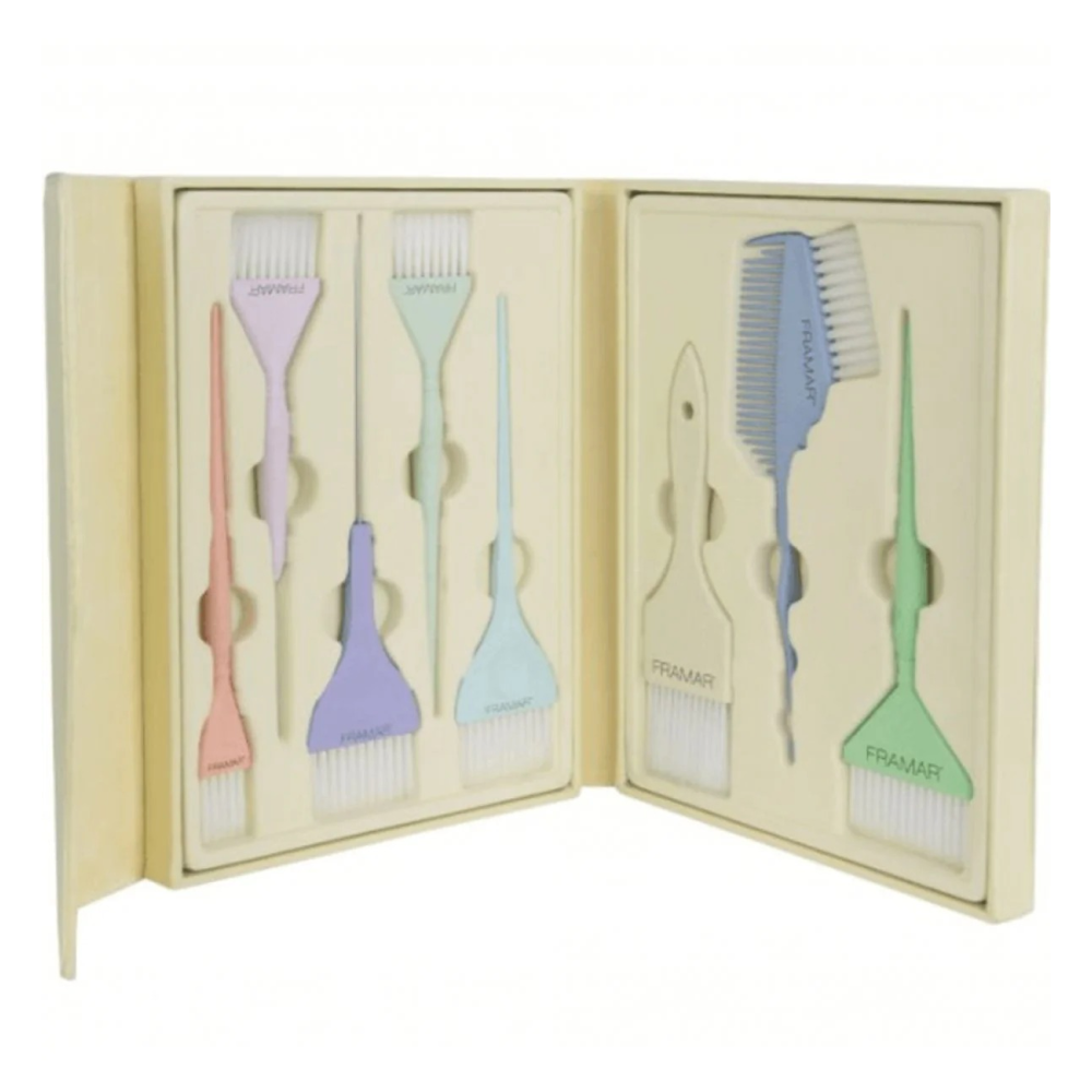 Framar Color Brush Set Garden Party-Hair Color Brush-Beauty and hair supply