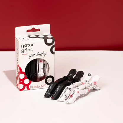 Framar Get Lucky Gator Grips 4 Pack-Hair Clips-Beauty and hair supply