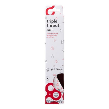 Framar Get Lucky Triple Threat Set-Hair Color Brush-Beauty and hair supply