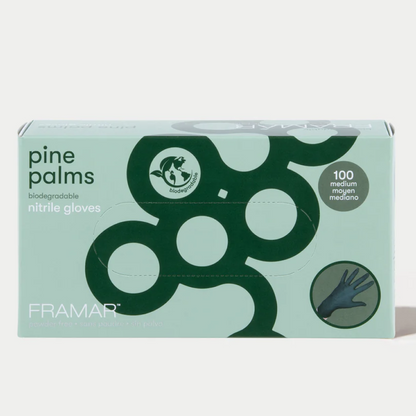 Framar Pine Palms Nitrile Gloves 100 Pieces-Gloves-Beauty and hair supply