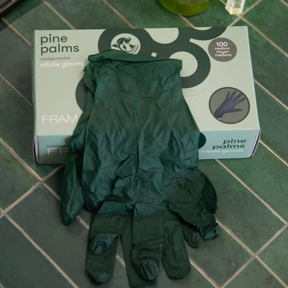 Framar Pine Palms Nitrile Gloves 100 Pieces-Gloves-Beauty and hair supply