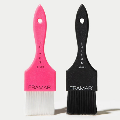 Framar Power Painter Brush Set Pink and Black-Hair Color Brush-Beauty and hair supply