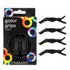 Framar Rubber Hair Clips 4 Pack-Hair Clips-Beauty and hair supply