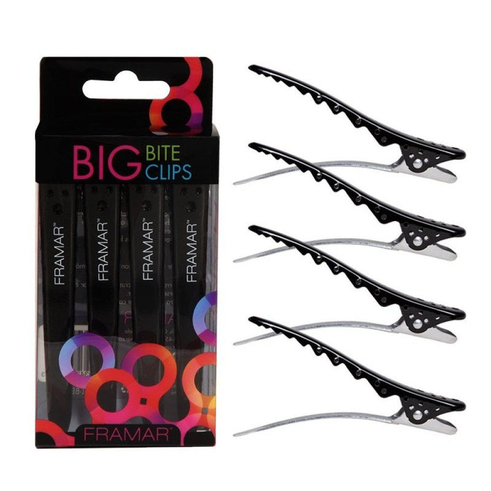 Framar Tight Tension Clips 4 Pack-Hair Clips-Beauty and hair supply