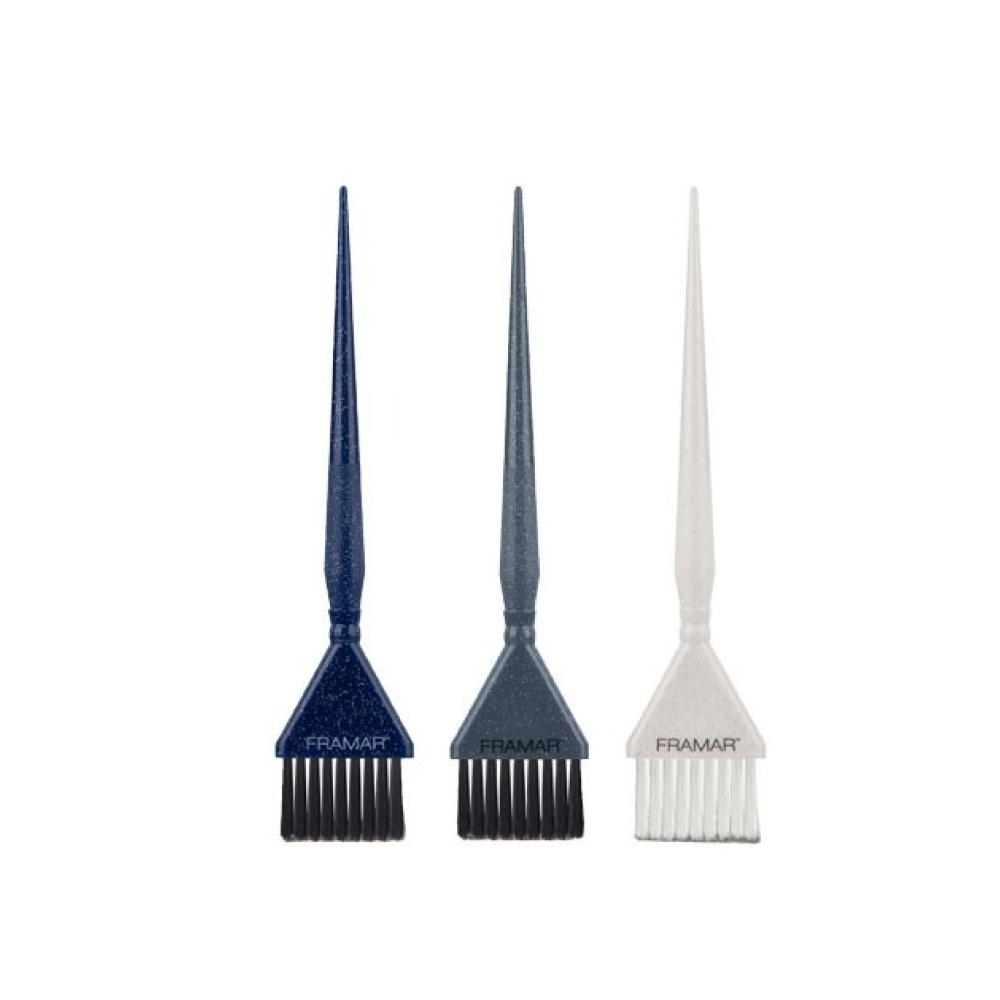 Framar Triple Threat Brush Set-Hair Color Brush-Beauty and hair supply
