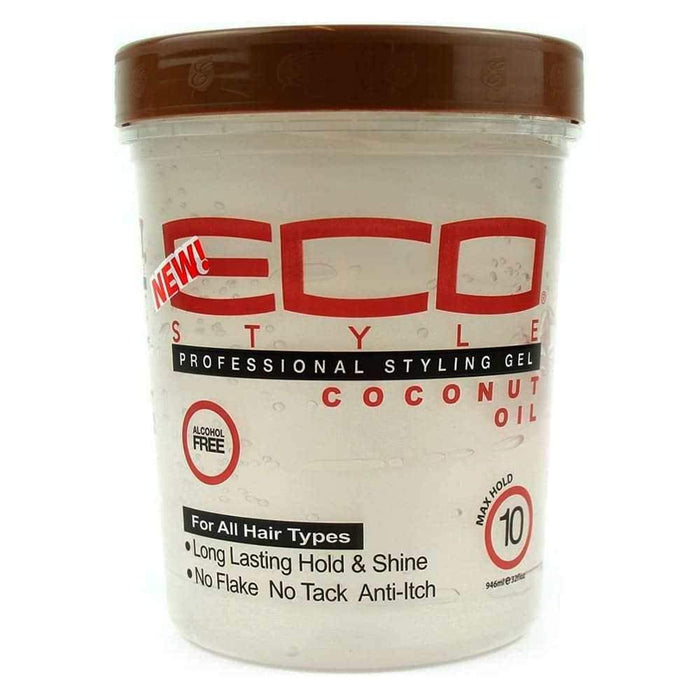 Gel Coconut Oil Eco Style - Beauty and Hair Supply