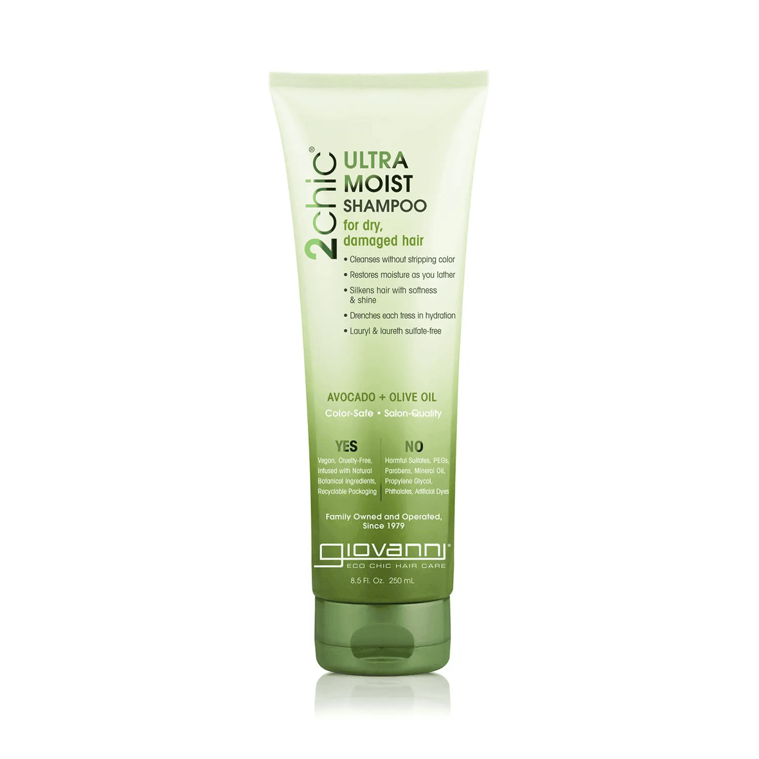 Giovanni 2Chic Moist Avocado Olive Shampoo 8.5oz-Gentle Shampoo-Beauty and hair supply