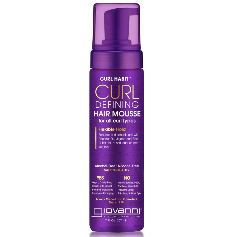 Giovanni Curl Habit Curl Defining Hair Mousse 207ml-Styling Mousse-Beauty and hair supply