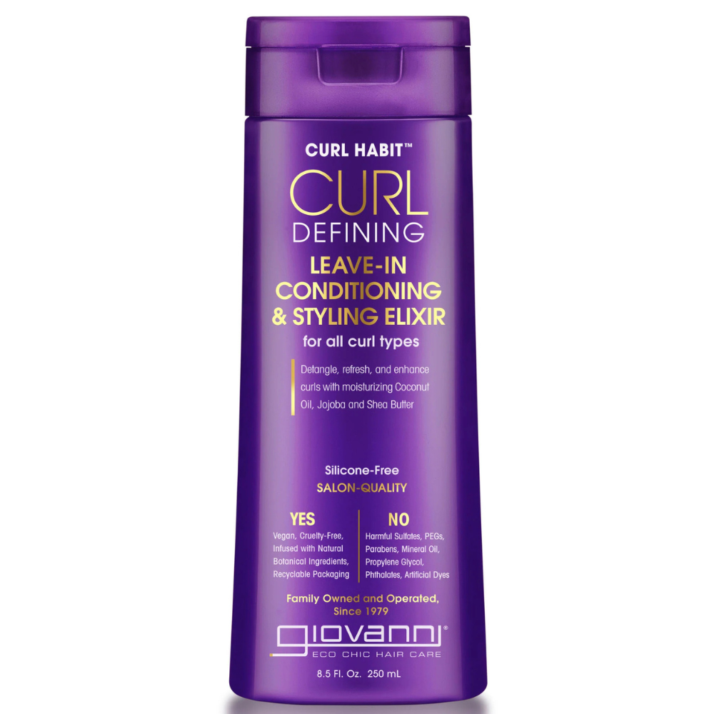 Giovanni Curl Habit Curl Defining Leave-In Conditioning &amp; Styling Elixir 250ml-Leave-in Conditioner-Beauty and hair supply