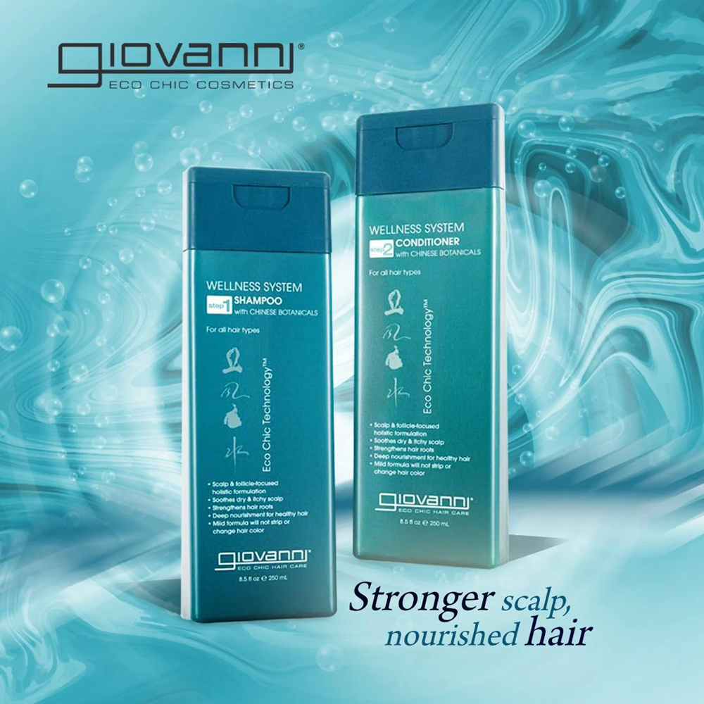 Giovanni Wellness Shampoo 8.5 oz-Nourishing Shampoo-Beauty and hair supply