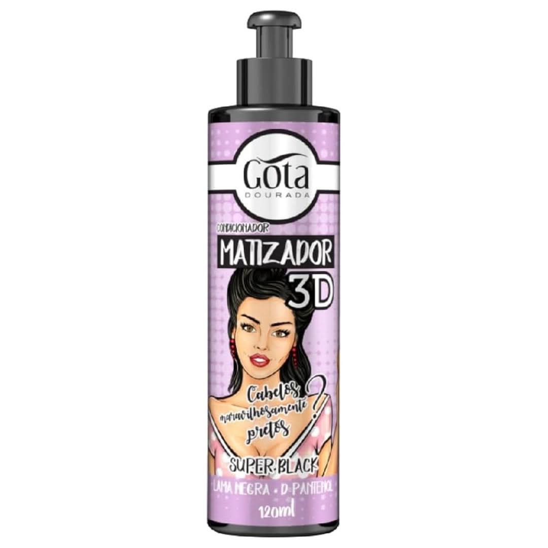 Gota Dourada 3D Toner 120ml-Toning Conditioner-Beauty and hair supply