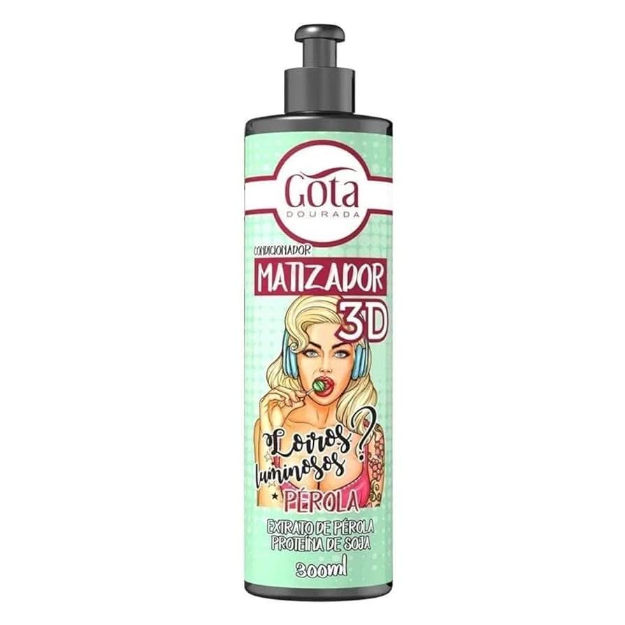Gota Dourada 3D Toner 300ml-Toning Conditioner-Beauty and hair supply