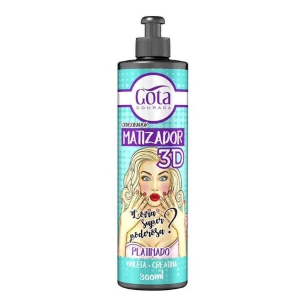Gota Dourada 3D Toner 300ml-Toning Conditioner-Beauty and hair supply