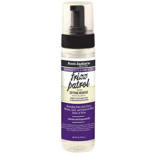 Grapeseed Frizz Patrol Setting Mousse Aunt Jackie's - Beauty And Hair Supply