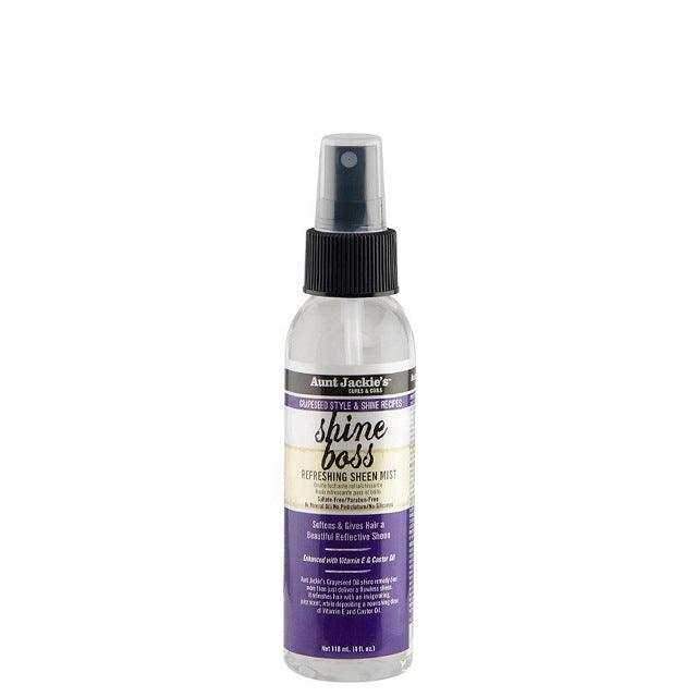 Grapeseed Shine Boss Refreshing Sheen Mist Aunt Jackie's - Beauty And Hair Supply