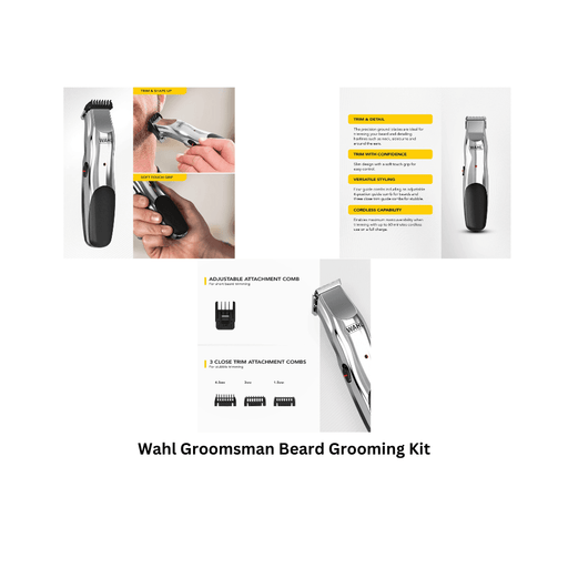 Wahl Groomsman Beard Grooming Kit - Beauty and Hair Supply