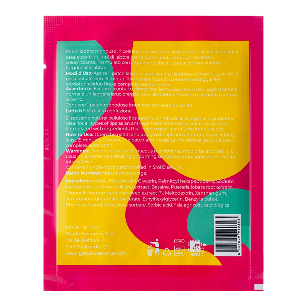 Gyada Lip Patch N°2 Volumizing &amp; Replumping 5ml-All-Beauty and hair supply