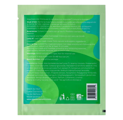 Gyada N°6 Face Sheet Mask Purifying 15ml-All-Beauty and hair supply
