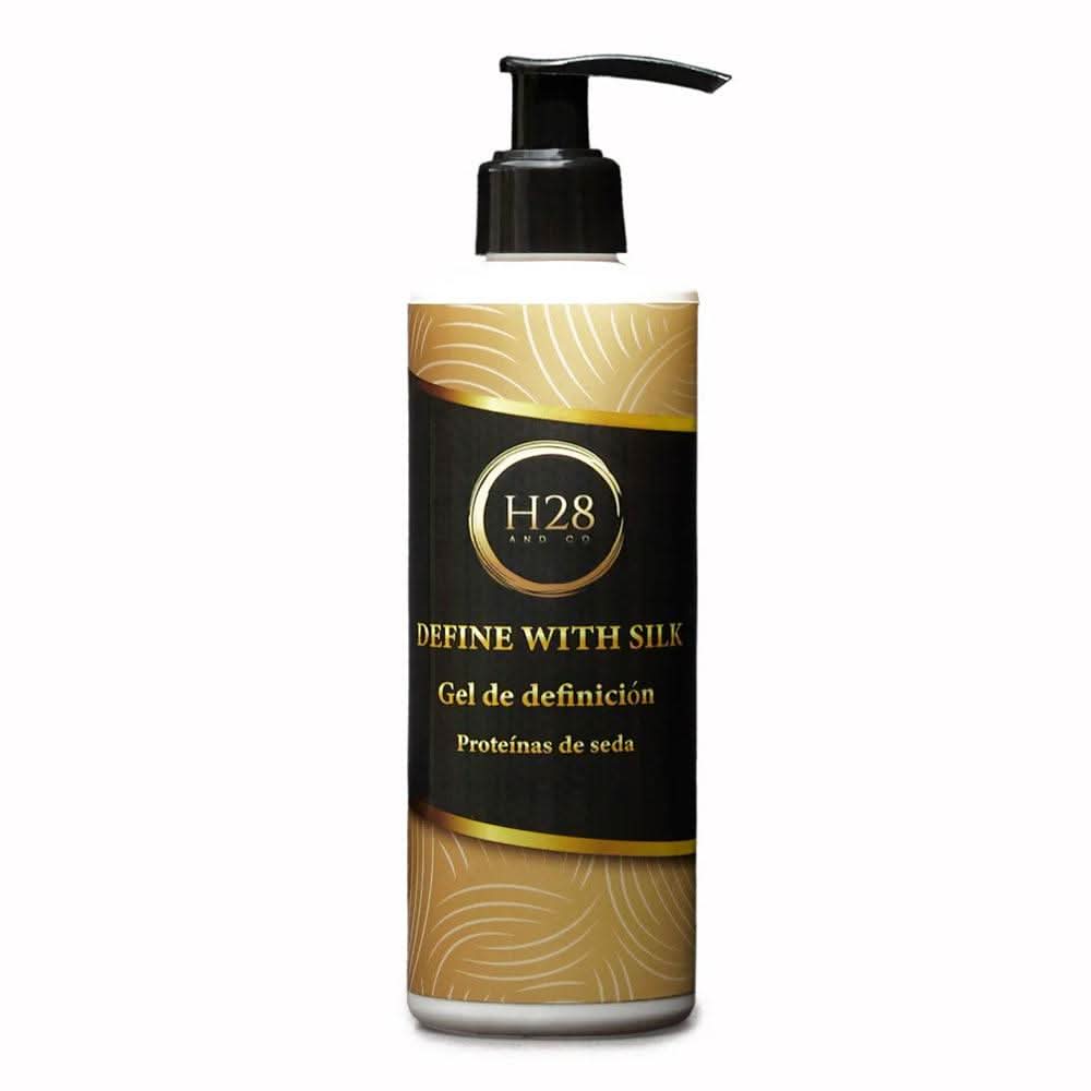 H28 and Co Define With Silk Defining Gel 250ml-Gel-Beauty and hair supply