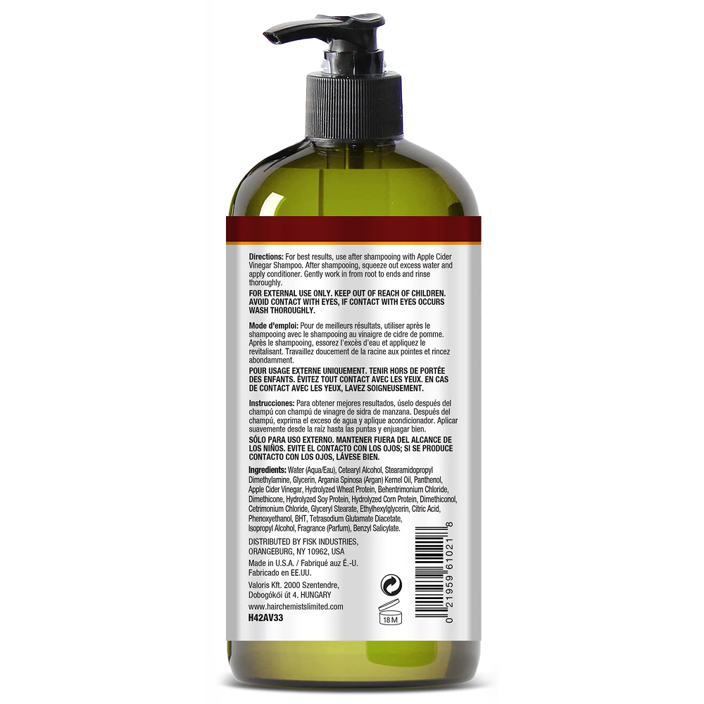 Hair Chemist Apple Cider Vinegar Conditioner 33oz-All-Beauty and hair supply