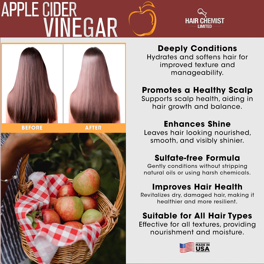 Hair Chemist Apple Cider Vinegar Conditioner 33oz-All-Beauty and hair supply