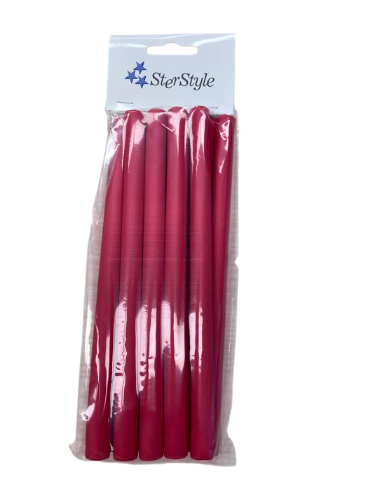 Hair Rollers 23/1318S (Set van 10 stuks) – Roze Krulspelden - Beauty and Hair Supply