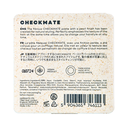 Hairmate Checkmate Flexible Paste For Natural Hair Style 75g-Styling Cream-Beauty and hair supply