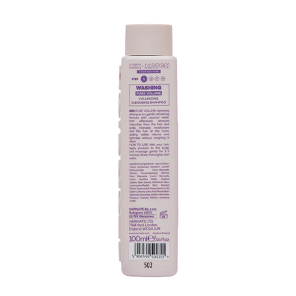 Hairmate Pure Volume Shampoo Mini 100ml-Volumizing Shampoo-Beauty and hair supply