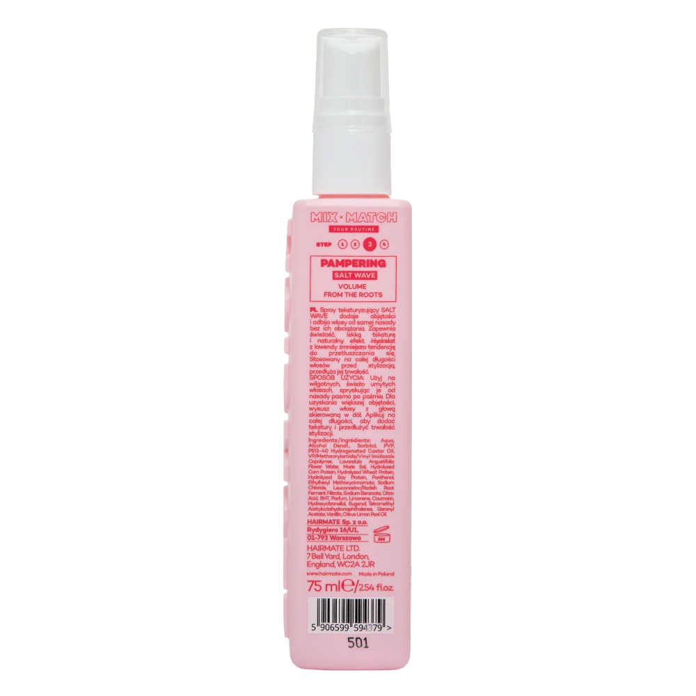 Hairmate Salt Wave Volumizing Hair Spray Mini 75ml-Volumizing Spray-Beauty and hair supply